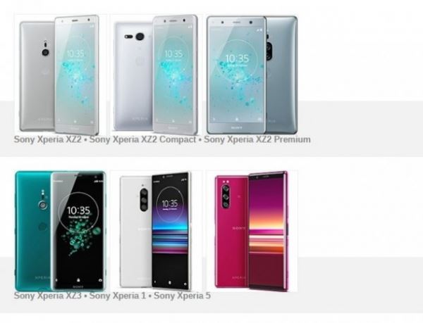 <br />
        Список телефонов Sony Xperia, которые получат Android 10<br />
    