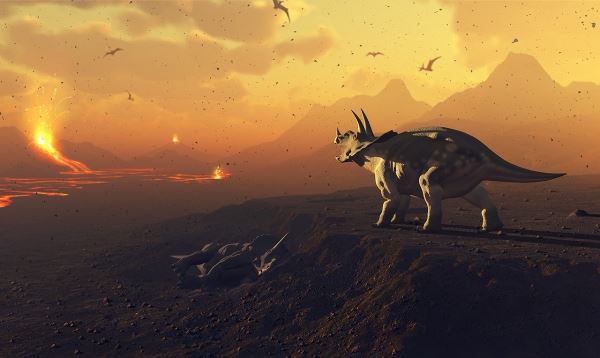 Получены первые прямые доказательства гибели динозавров от падения астероида