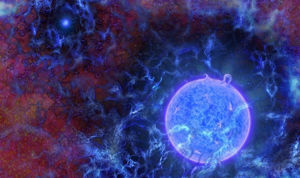 Далекий квазар рассказал о первых звездах во Вселенной